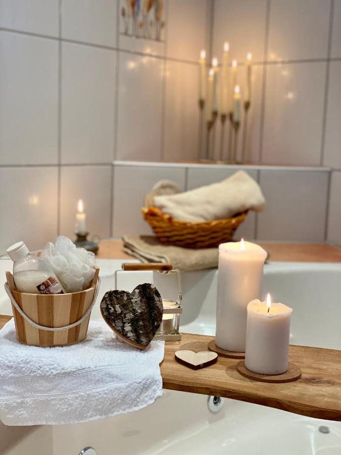 Private Spa Mit Sauna Und Whirlpool Schrozberg 외부 사진
